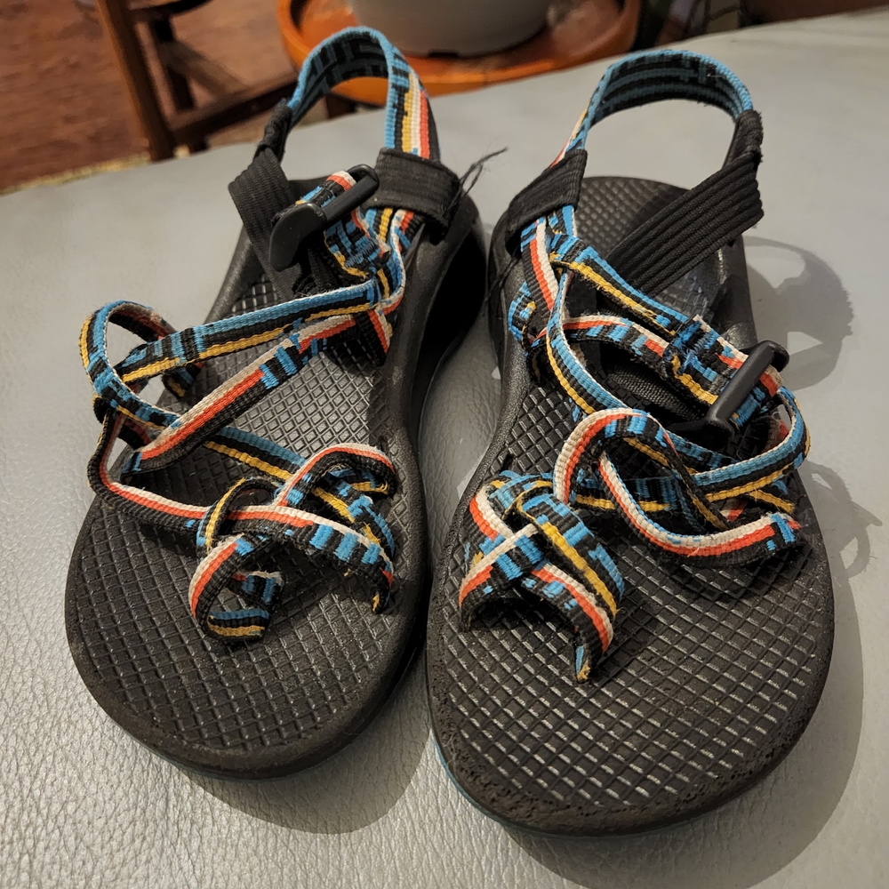 Colorful Striped Kids Sandals